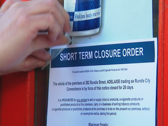 elfbar nachfüll pod läuft aus Adelaide news: City convenience stores shut down in crackdown on illegal  tobacco trade