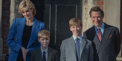 Elizabeth Debicki and Dominic West as Princess Diana and Prince Charles in Season 5 of The Crown