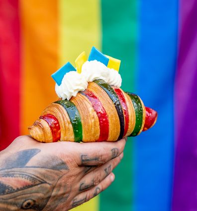 Golden Gaytime croissant