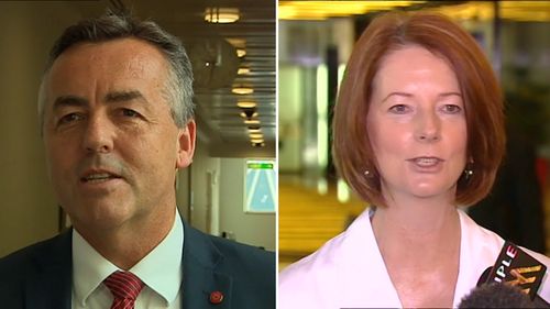 Darren Chester and Julia Gillard both used football analogies to hose down leadership speculation.