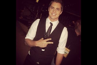 @johnny_ruffo: "Just before going on stage at telethon to perform #untouchable #charity #greatweekend."