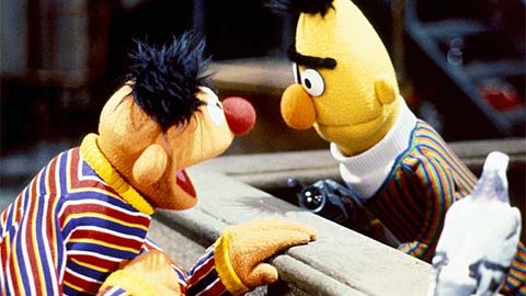 Mainstream media finally decides to kick up a stink about Bert from Sesame Street being gay