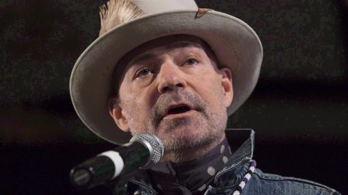Gord Downie speaks during a ceremony honoring him at the AFN Special Chiefs assembly in Gatineau, Quebec, Canada in December, 2016. (AP)