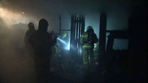 Firefighters attended a fatal bungalow fire in Melbourne. (9NEWS)