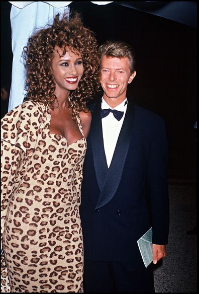 David Bowie and Iman 1991