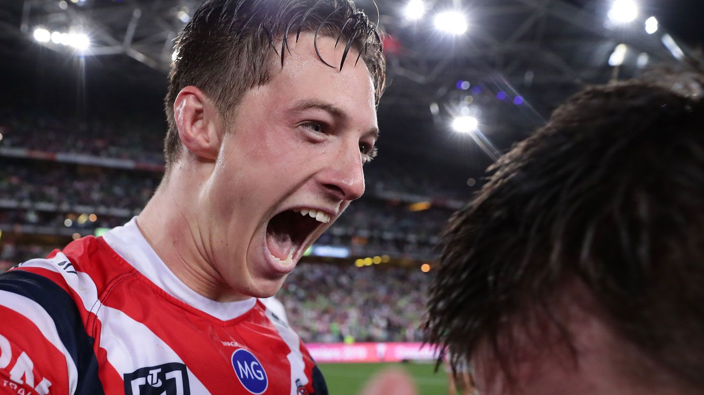 Roosters rookie Sam Verrills content to bide his time despite grand final heroics