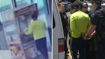 A 42-year-old man was seen on CCTV unplugging and moving an arcade machine from Parabanks shopping centre in Adelaide on Friday, accused of stealing an arcade machine.