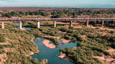 Kruger Shalati: The Train on the Bridge is a hotel in Kruger National Park, one of Africa's largest game reserves.