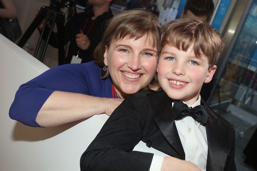 It's his mum, theatre producer Lee Armitage, who keeps him grounded, says Armitage. (Getty Images)