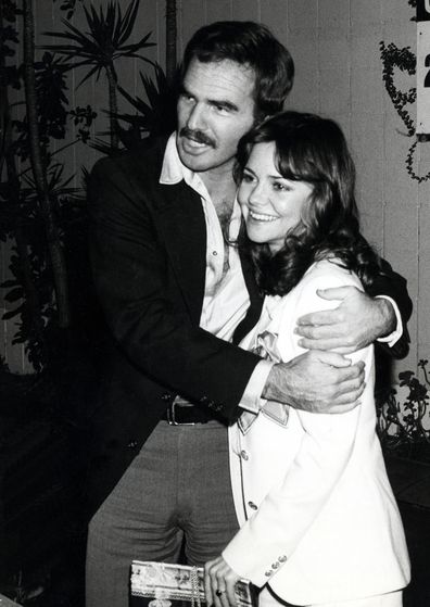 Burt Reynolds and Sally Field during Bert Reynolds Sighting at the Ma Maison Restaurant - January 25, 1978 at Ma Maison Restaurant in Los Angeles, California, United States. 