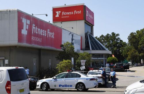 The Rockdale Fitness First where Hawi was killed. (AAP)