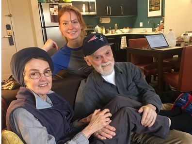 Alicia Witt with her parents Robert and Diane.