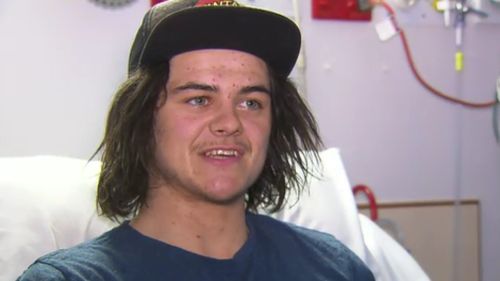 Liam Birch was on the field when he suffered a heart attack. (9NEWS)