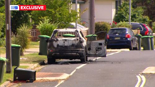 Witnesses told police two men ran from the scene and hopped in a car. A burned out car later found by police could be linked to the shooting.