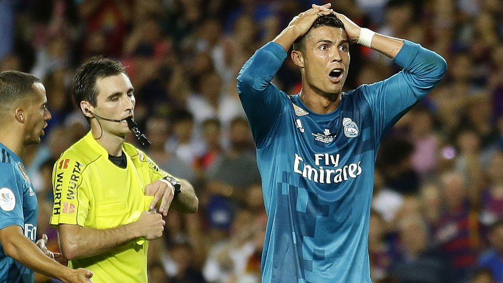 Real Madrid's Cristiano Ronaldo hit with 5-match ban for pushing referee against Barcelona