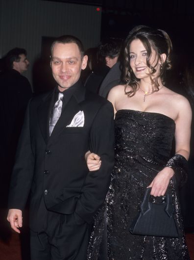 Doug Hutchison and Kathleen Davison attend The Green Mile New York City premiere in 1999.