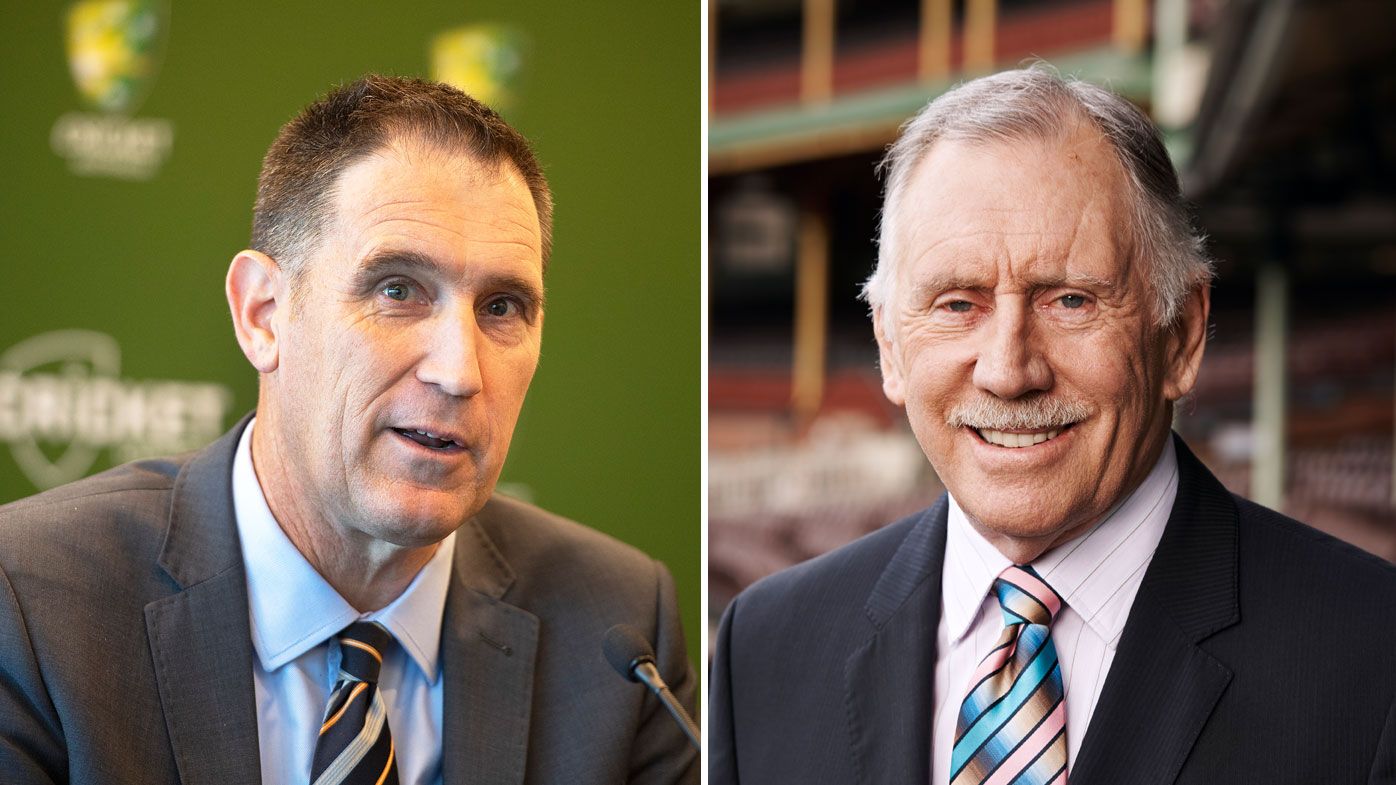 James Sutherland (left) and Ian Chappell