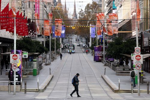 Scenes from Melbourne in lockdown