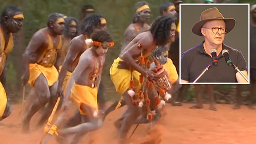 Prime Minister Anthony Albanese says "momentum is growing" for an Indigenous Voice to parliament.