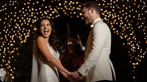 Ashley Brooks-Garrettï»¿ on her wedding day.