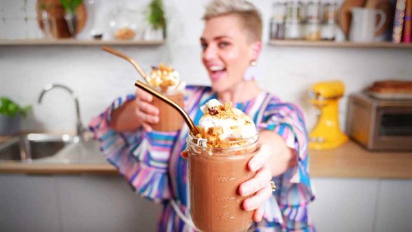 Jane de Graaff&#x27;s boozy s&#x27;mores hot chocolate with torched meringue for cold nights