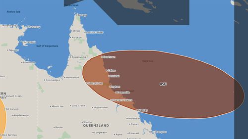 Cyclone warning for northern Queensland.