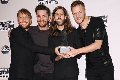 The pressure is on for Vegas rock quartet Imagine Dragons to match the success of their 2012 debut album <I>Night Visions</I>... which scored them a Grammy and five Billboard Music Awards. <br/><br/>With their second album <I>Smoke and Mirrors</I> due out in February 2015, the band members have revealed that their upcoming tunes will be more rock-oriented than it's rap-influenced predecessor. <br/><br/>Rock on, Imagine Dragons!