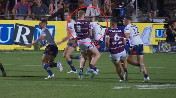 'Genius' Mitchell Moses called out for sneaky move that denied Sea Eagles try