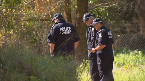 Officers are trying to piece together what happened after a mother-of-five was found seriously injured near a bush track in Greenfields, a suburb of Mandurah.