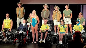 The Australian uniform for the 2024 Paralympics.