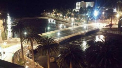 Another photo of rising water level in Concon. The city is a major tourist centre and popular for its nightlife. (Twitter)