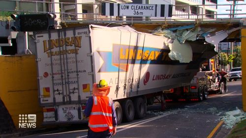 Queensland truck overpass