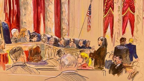 Donald Trump walked out of court during oral arguments.