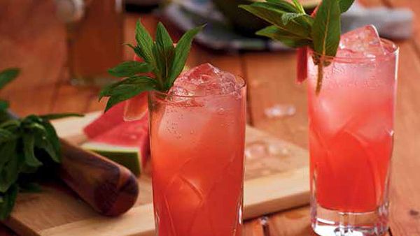 Watermelon rosa cocktail