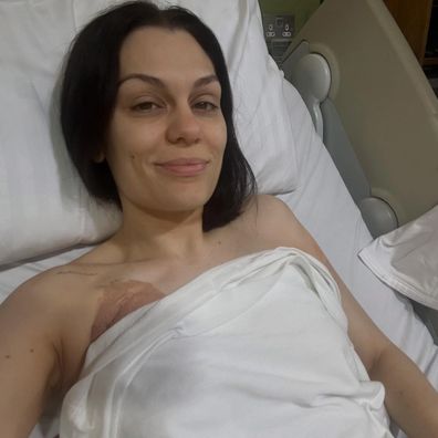 Jessie J is undergoing breast cancer treatment in hospital