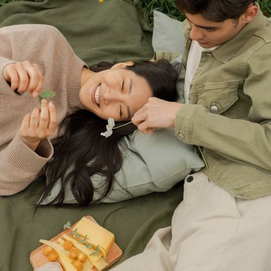 Man and woman on a date