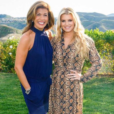 Hoda Kotb and Jessica Simpson.