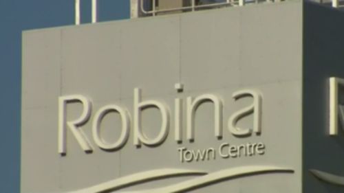 The boy fell off the escalator at David Jones, Robina Town Centre. (9NEWS) 