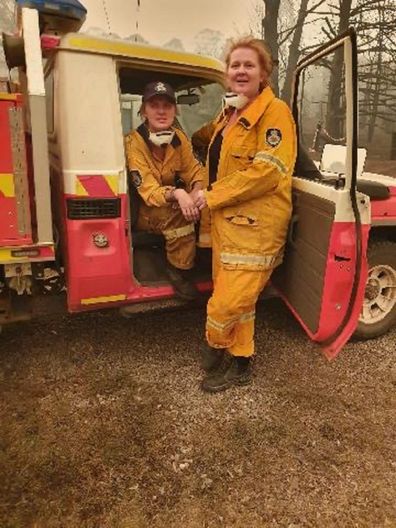 Firefighting sisters