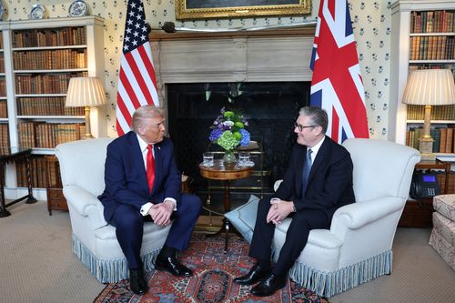 Keir Starmer, presidente dos EUA, Donald Trump 