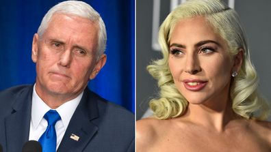 Mike Pence and Lady Gaga