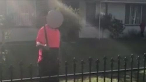 The man accused the father of throwing a stick in his yard. Picture: Supplied