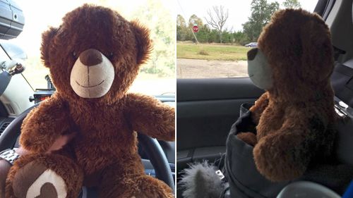 US policeman brought to tears by young girl’s gift of teddy bear to keep him safe