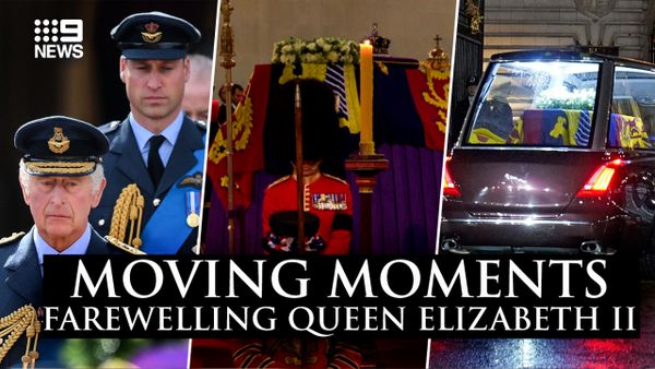 Royal funeral guests wear quiet tributes to the Queen