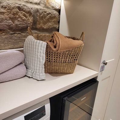 Kmart towels in a laundry