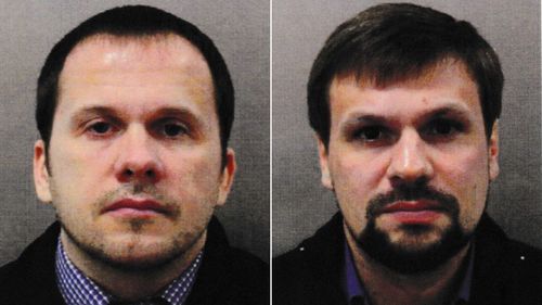 Two men traveling under the names Alexander Petrov and Ruslan Boshirov were allegedly involved in the near-fatal poisoning of Sergei Skripal and his daughter in Salisbury in 2018.