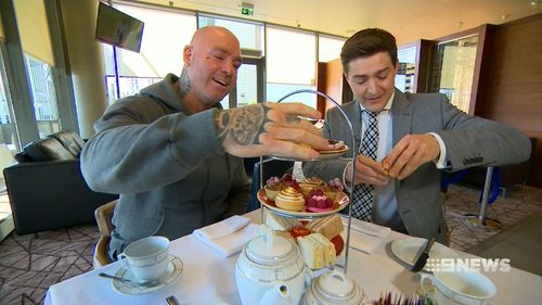 He's the hardest puncher in the world - who enjoys a spot of high tea. (9NEWS)