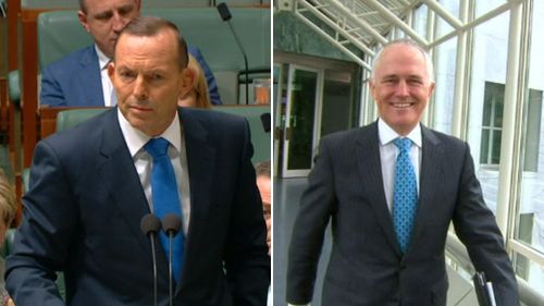 Malcolm Turnbull's challenge of Prime Minister Tony Abbott's leadership. (9NEWS)