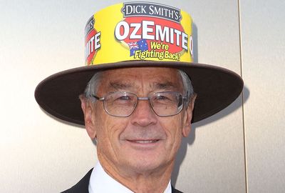 Dick Smith never misses a chance for a free plug.