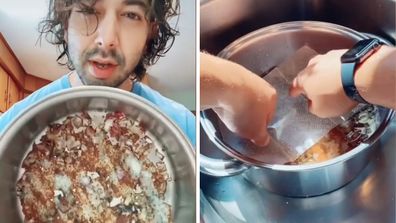 How to clean burnt pans TikTok hack